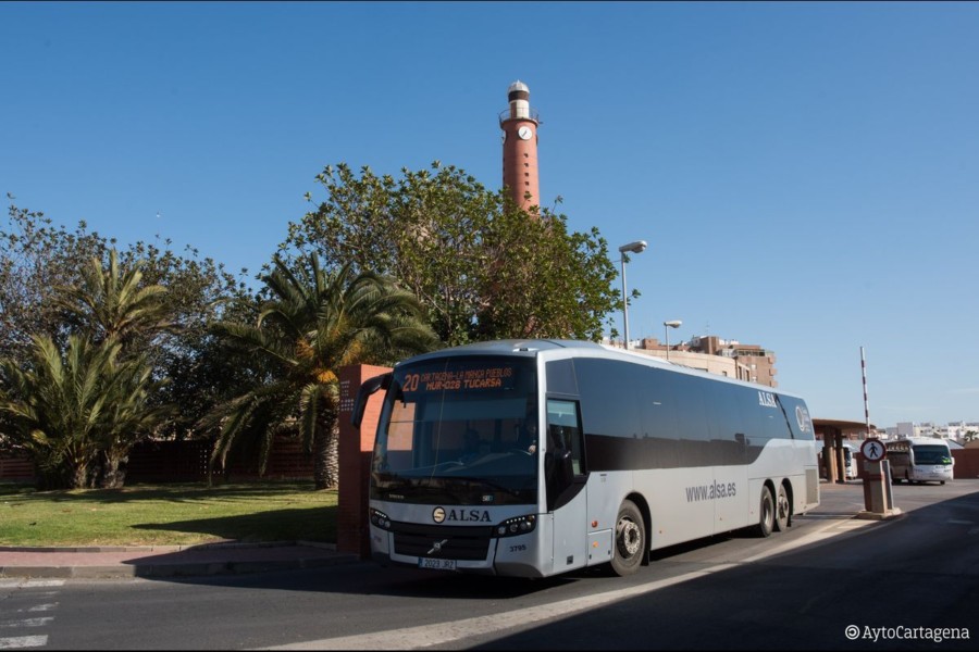 La nueva concesión del transporte del área metropolitana de Cartagena incluye una línea permanente entre el Mar Menor y La Manga