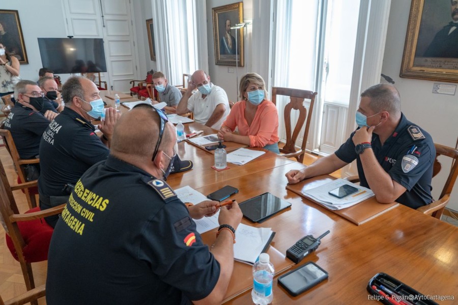 Más de 360 funcionarios y voluntarios de Cartagena formarán el dispositivo de seguridad en La Vuelta Ciclista