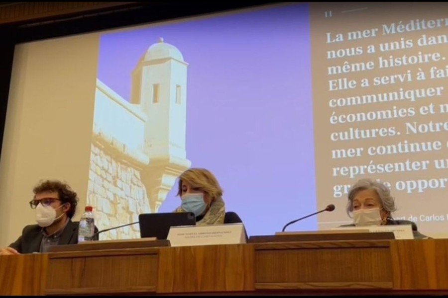 Arroyo defiende en París una Ruta Cultural del Mediterráneo liderada por Cartagena 1 Arroyo defiende en París una Ruta Cultural del Mediterráneo liderada por Cartagena