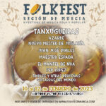 Cartel Folkfest Region Murcia 2023 cuadrado