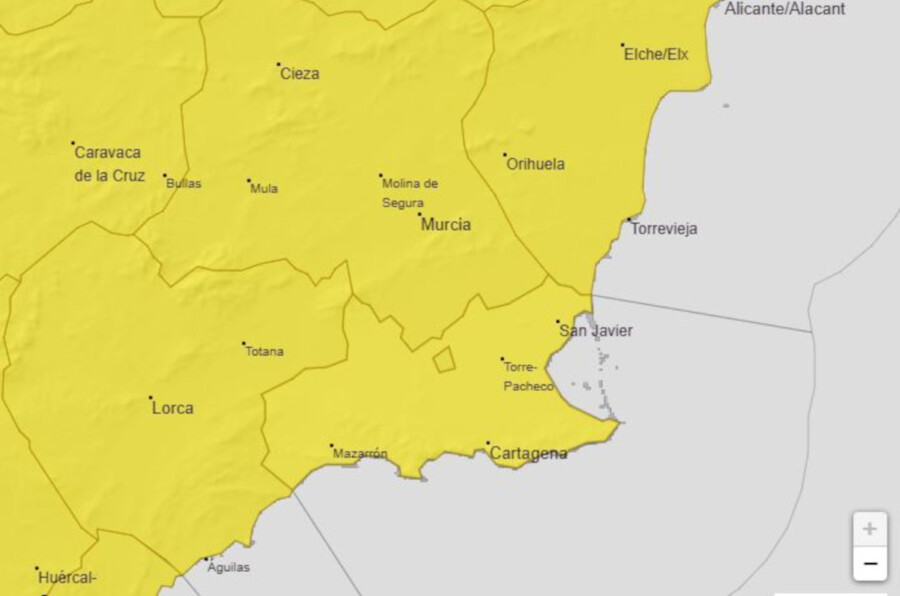 Alerta amarilla por lluvias en Cartagena